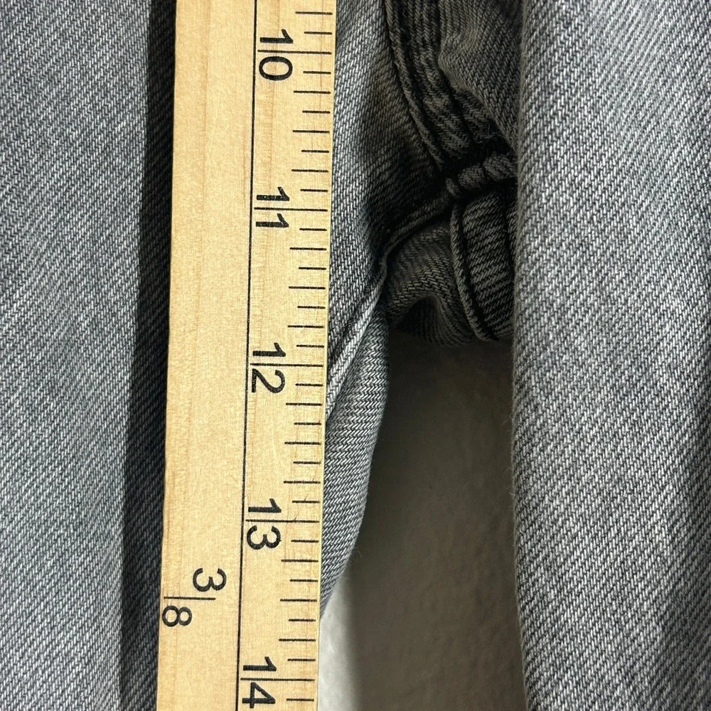 Levis 501 Original Fit Mens Grey Straight Leg Denim Jeans W30 L30